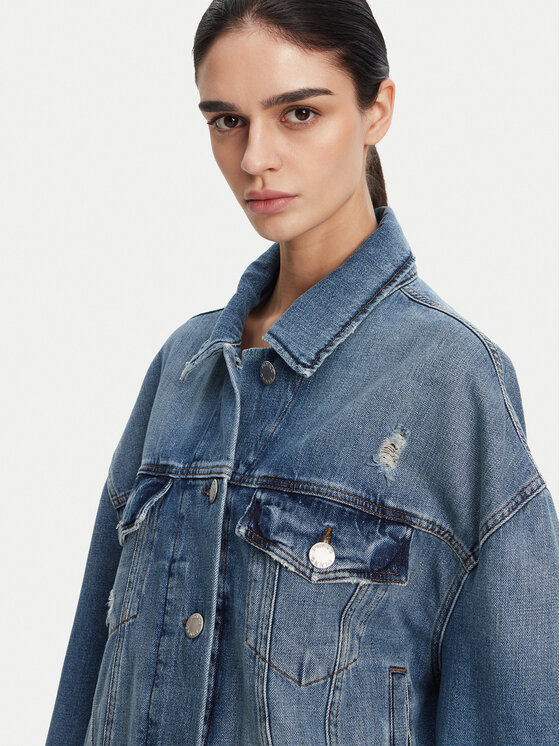 PINKO PINKO Farmer kabát Gaborone 104644 Kék Regular Fit