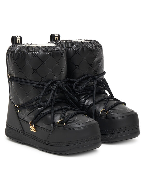 Elisabetta Franchi Elisabetta Franchi Čizme za snijeg F4A6-E0457-1860 S Crna