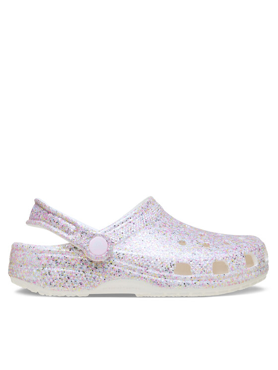 Crocs Crocs Klapki Classic Fantasy Glitter Clog K 212561 Biały
