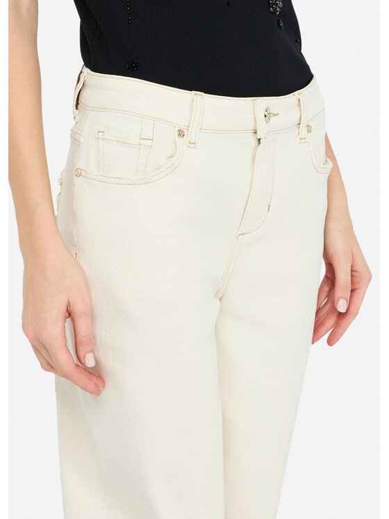Liu Jo Liu Jo Pantaloni di tessuto UF5135TS05309041 Bianco Carrot Fit