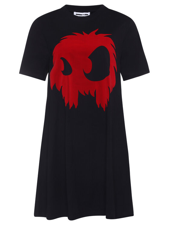 MCQ Alexander McQueen MCQ Alexander McQueen Kleid für den Alltag 401641 ROT30 1091 Schwarz Regular Fit