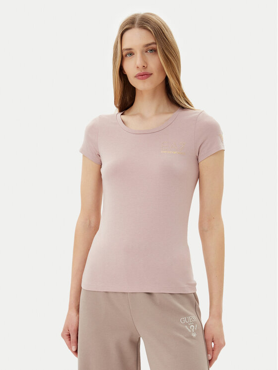 Női Póló EA7 Emporio Armani, Méret: XXL, Rózsaszín, 8NTT65 TJDQZ U4079