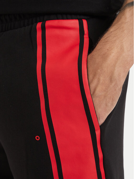 HUGO HUGO Szorty sportowe Demsi 50563806 Czarny Relaxed Fit