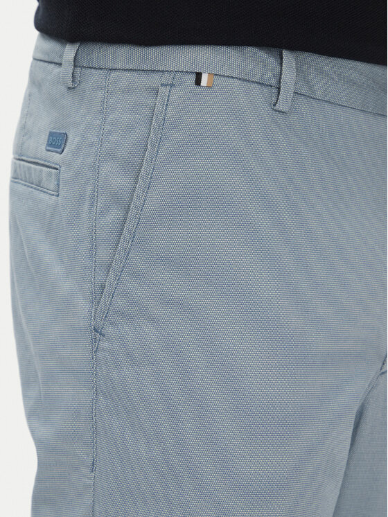 BOSS BOSS Spodnie materiałowe H-Kane 50540906 Błękitny Regular Fit