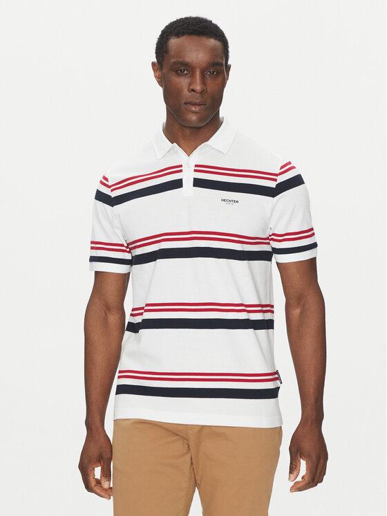 Hechter Paris Hechter Paris Tricou polo 74016 151928 Alb Regular Fit