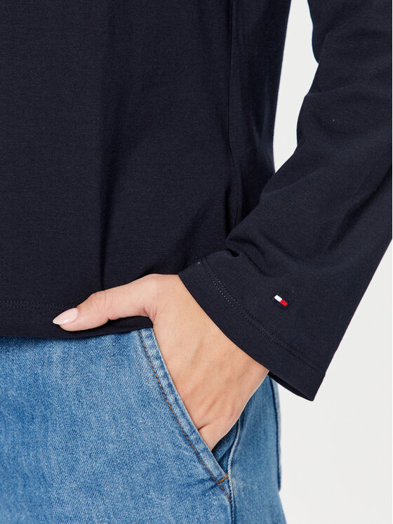 Tommy Hilfiger Tommy Hilfiger Majica Mini Corp Logo WW0WW39784 Tamnoplava Relaxed Fit