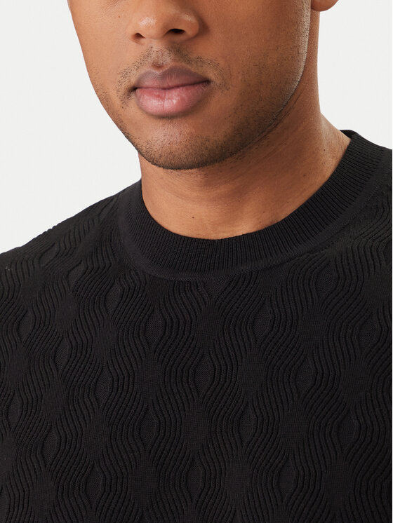 KARL LAGERFELD KARL LAGERFELD Пуловер 655006 562301 Черен Slim Fit