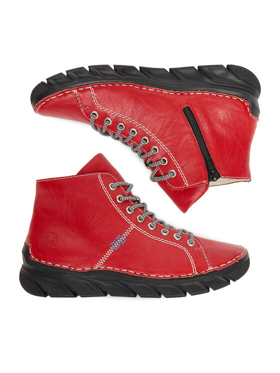 Rieker Rieker Botine 55020-33 Roșu