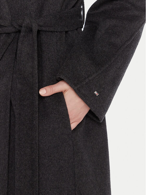 Tommy Hilfiger Tommy Hilfiger Villane mantel WW0WW47286 Hall Regular Fit