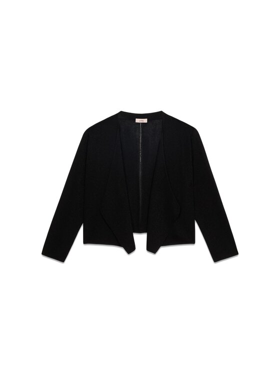 Oltre Oltre Cardigan M218J004950N033 Nero Cropp Fit