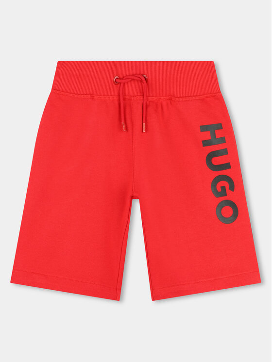 HUGO Hugo Spordišortsid G00034 D Punane Regular Fit