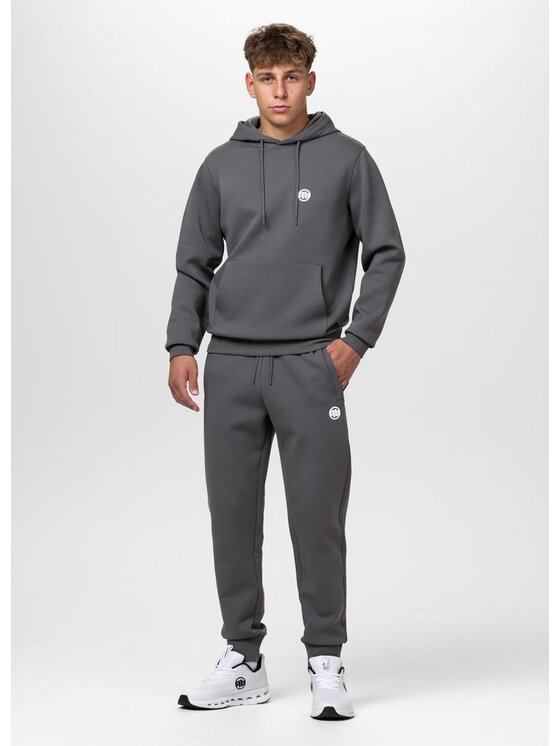 PITBULL PITBULL Bluza CHARGER SMALL LOGO Szary Regular Fit