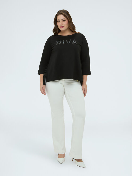 Fiorella Rubino Fiorella Rubino Felpa G853L008968N033 Nero Regular Fit