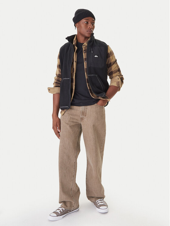 Quiksilver Quiksilver Vestă elegantă EQYPF03067 Negru Regular Fit