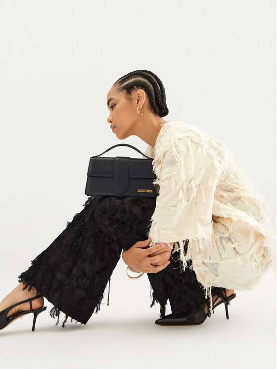 JACQUEMUS JACQUEMUS Borsetta Le Grand Bambino 213BA007 Nero