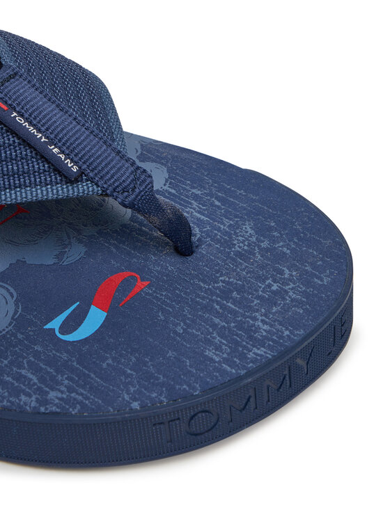 Tommy Jeans Tommy Jeans Japonki Tjm Elevated Beach Sandal EM0EM01561 Niebieski