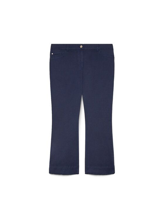 Fiorella Rubino Fiorella Rubino Pantaloni di tessuto P707T205197N034 Blu Flare Fit