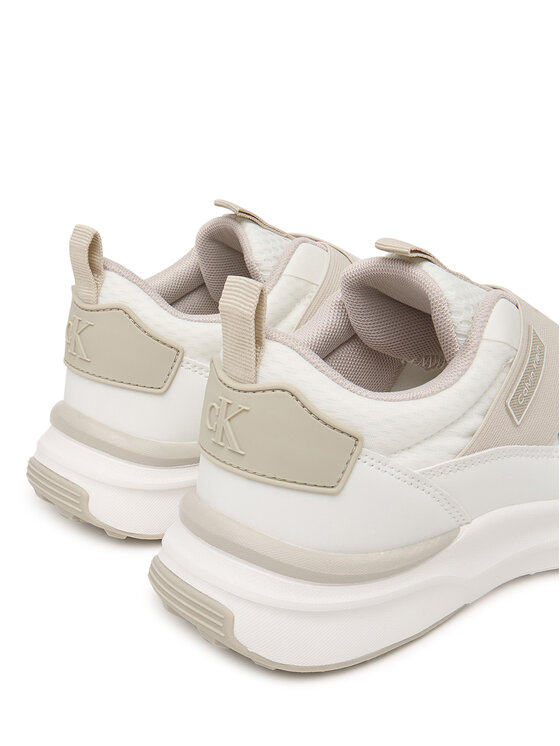 Calvin Klein Calvin Klein Laisvalaikio batai Low Cut Velcro V3X9-83312-1697 Balta