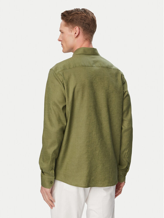 KARL LAGERFELD KARL LAGERFELD Marškiniai 605084 562791 Žalia Regular Fit