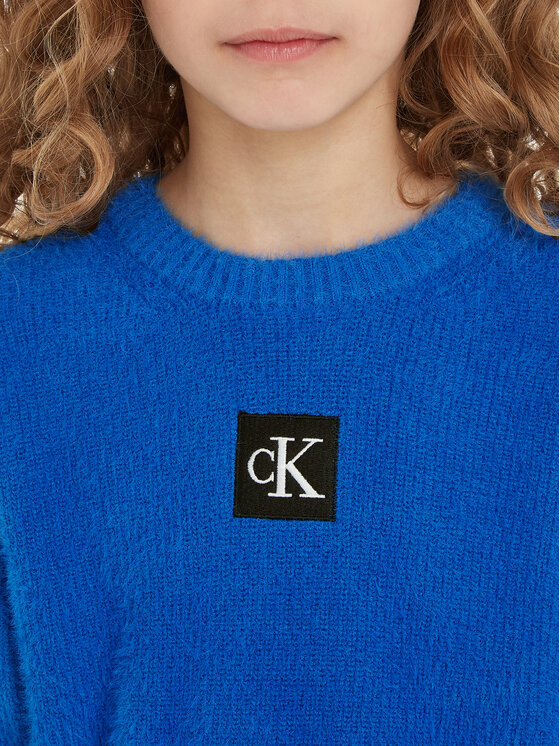 Calvin Klein Jeans Calvin Klein Jeans Džemper Monogram IG0IG02217 Plava Regular Fit
