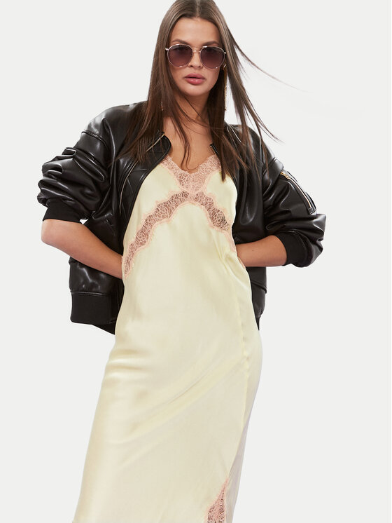 Herskind Herskind Коктейлна рокля Jonathan 5172370 Жълт Regular Fit