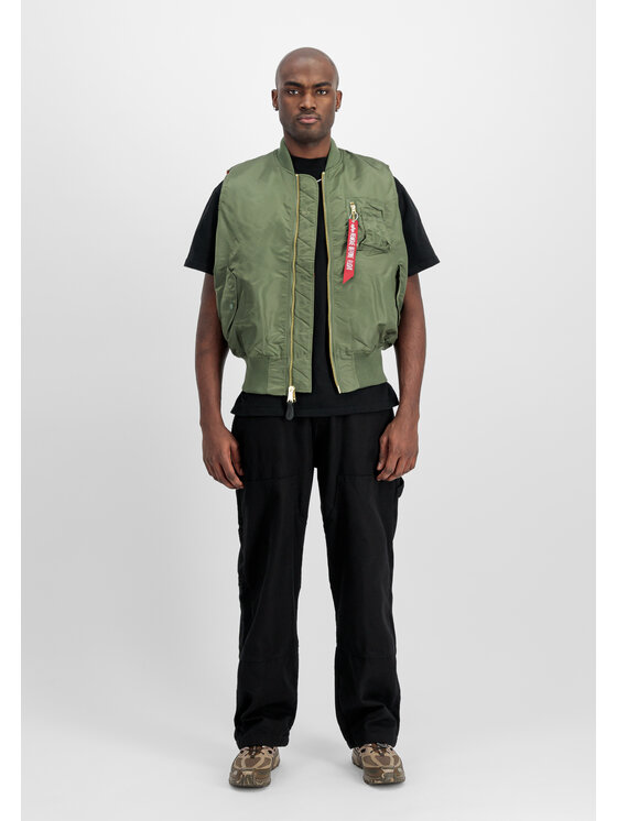 Alpha Industries Alpha Industries Kamizelka MA-1 Heritage Vest Zielony Core Fit