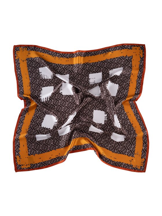 ALLORA BE UNIQUE ALLORA BE UNIQUE Foulard silk scarf Marrone