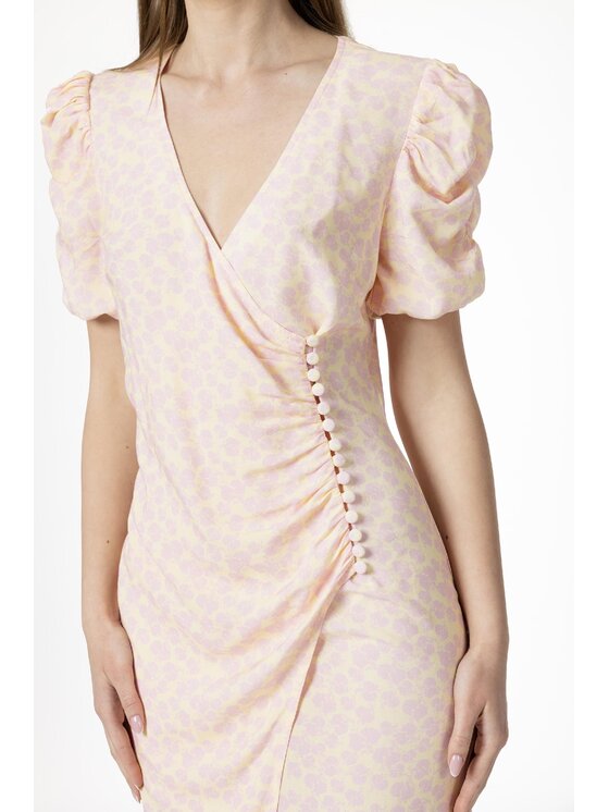 LAURELLA LAURELLA Letné šaty Laurella 4UL092310 Žltá Regular Fit