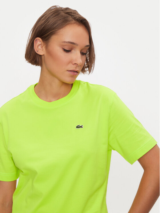 Lacoste Lacoste T-shirt TF7215 Žuta Loose Fit