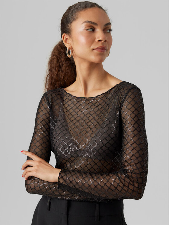 Vero Moda Vero Moda Palaidinė 10299302 Juoda Regular Fit