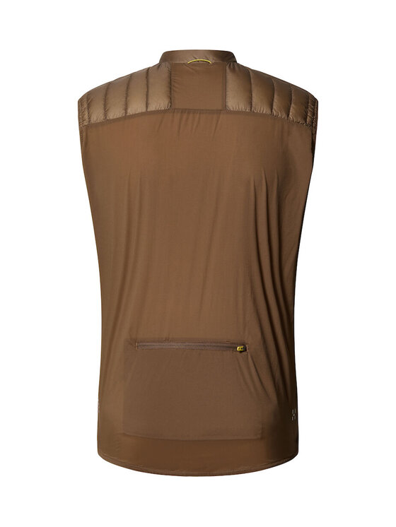 Haglöfs Haglöfs Kamizelka L.I.M Intense Trail Down Vest Men Brązowy Regular Fit