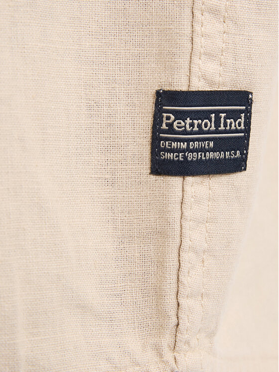 Petrol Industries Petrol Industries Πουκάμισο M-1050-SIS414 Μπεζ Regular Fit