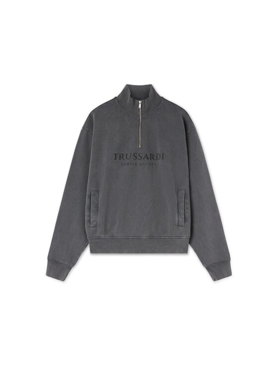 Trussardi Trussardi Felpa G8338000192N033 Grigio Regular Fit