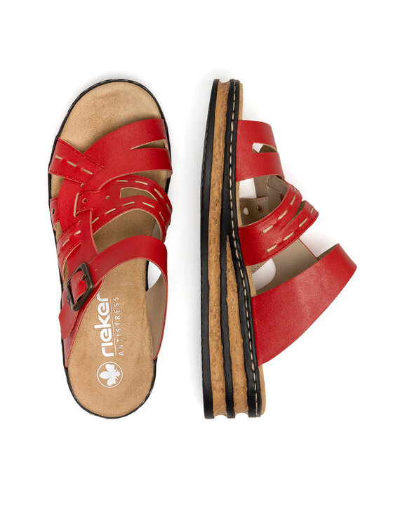 Rieker Rieker Pantoletten 62976-33 Rot