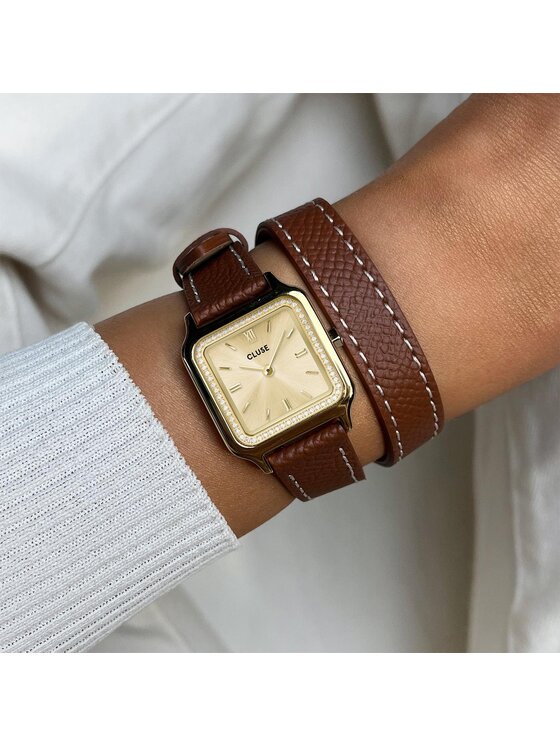 Cluse Cluse Hodinky CW11821 Hnědá