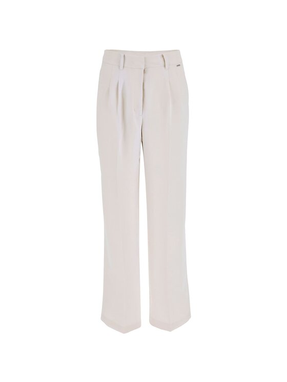 Guess Guess Spodnie materiałowe 164673 Beżowy Slim Fit