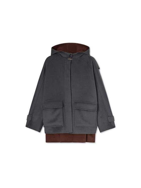 Trussardi Trussardi Płaszcz zimowy 0009A000452N027 Szary Regular Fit