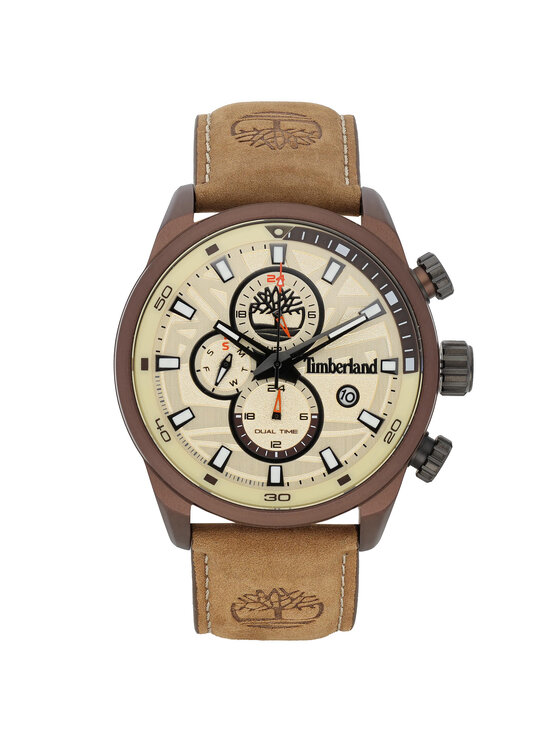 Timberland Timberland Zegarek Henniker II 14816JLBN/07 Brązowy