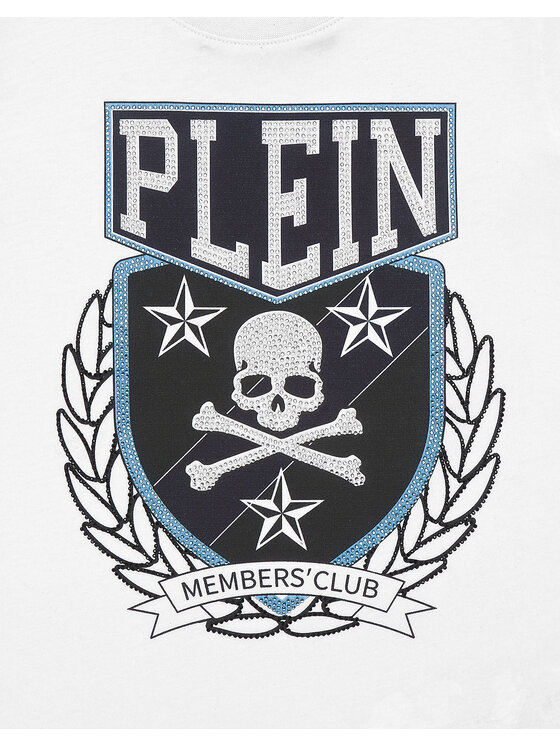 PHILIPP PLEIN PHILIPP PLEIN T-Shirt 19975 Biały Regular Fit