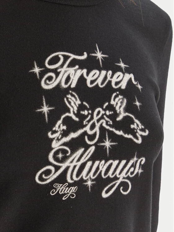 HUGO HUGO T-shirt Duspark 50550132 Crna Slim Fit