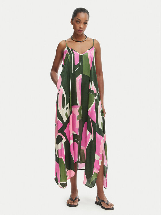 Iconique Rochie de vară Gemma IC26-102 Colorat Relaxed Fit