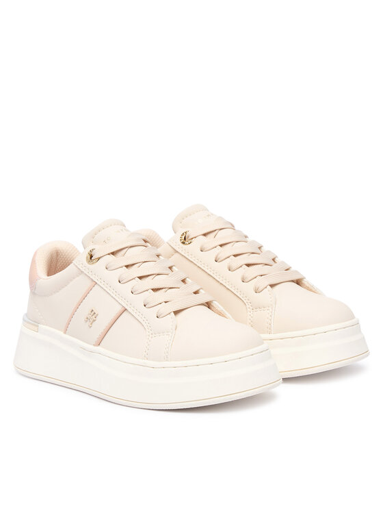 Tommy Hilfiger Tommy Hilfiger Sneakersy T3A9-35091-1355359 S Svetlo béžová