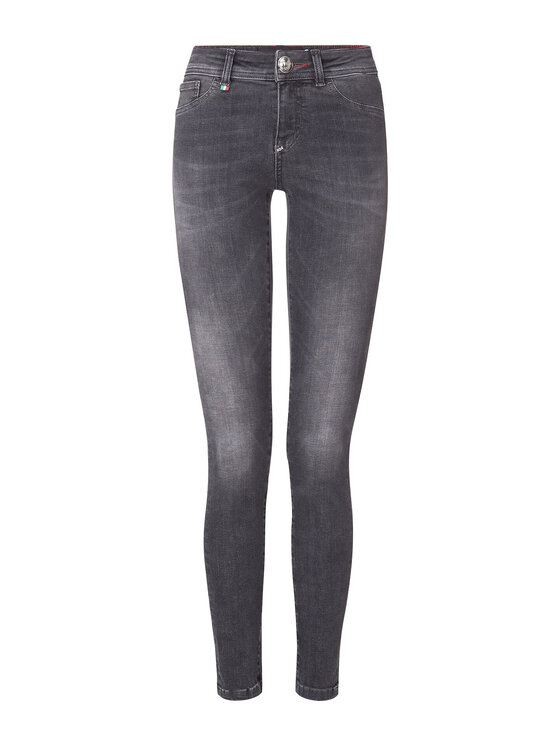 PHILIPP PLEIN PHILIPP PLEIN Jeggings 30782 Grigio Jegging Fit
