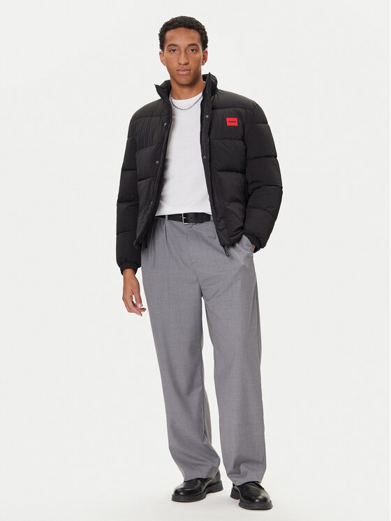 HUGO HUGO Télikabát Balto2541 50547887 Fekete Regular Fit