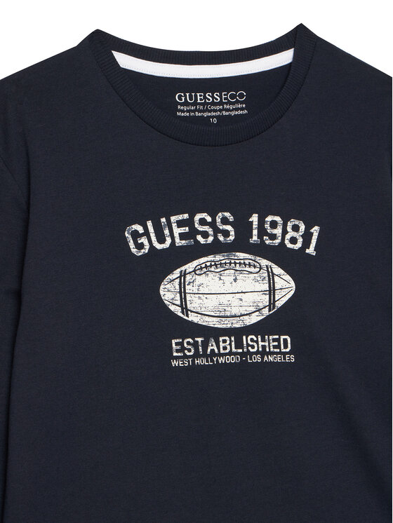 Guess Guess Blusa L6YI06 K3714 Blu scuro Regular Fit