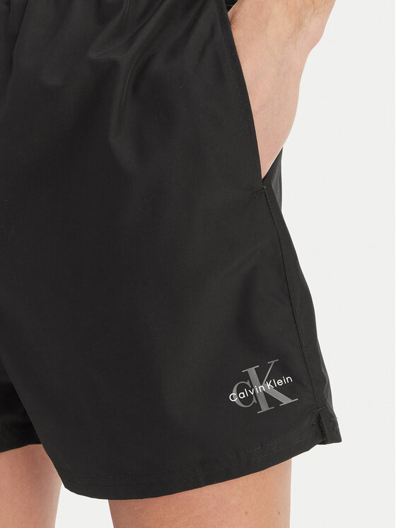 Calvin Klein Swimwear Calvin Klein Swimwear Plavecké šortky LV00N61045 Čierna Regular Fit