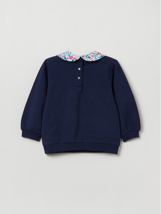 OVS OVS Суитшърт 1844178 Тъмносин Regular Fit