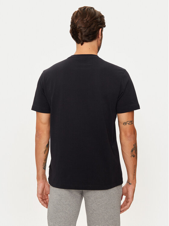 Napapijri Napapijri Tricou S-box Logo NP0A4I3L Negru Regular Fit