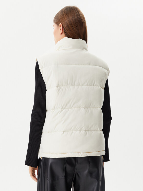 Guess Jeans Guess Jeans Bodywarmer W4BN59 WGII2 Écru Regular Fit