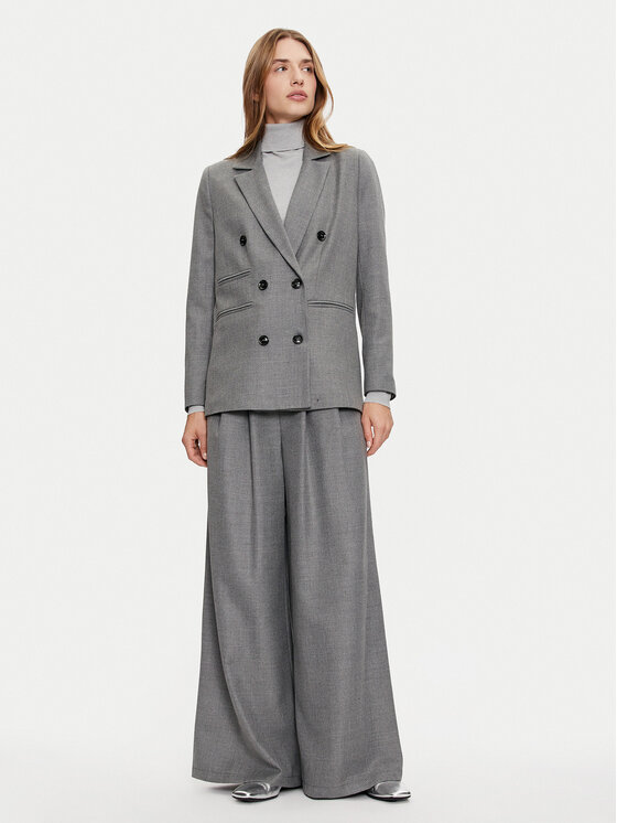 Haveone Haveone Giacca da abito JVI-M032 Grigio Regular Fit